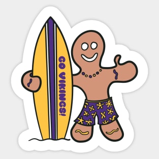 Surfs Up for the Minnesota Vikings! Sticker